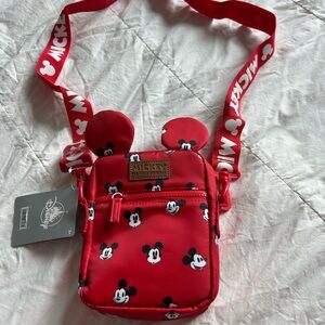 Disney Red Mickey Mouse Kids Crossbody Pouch